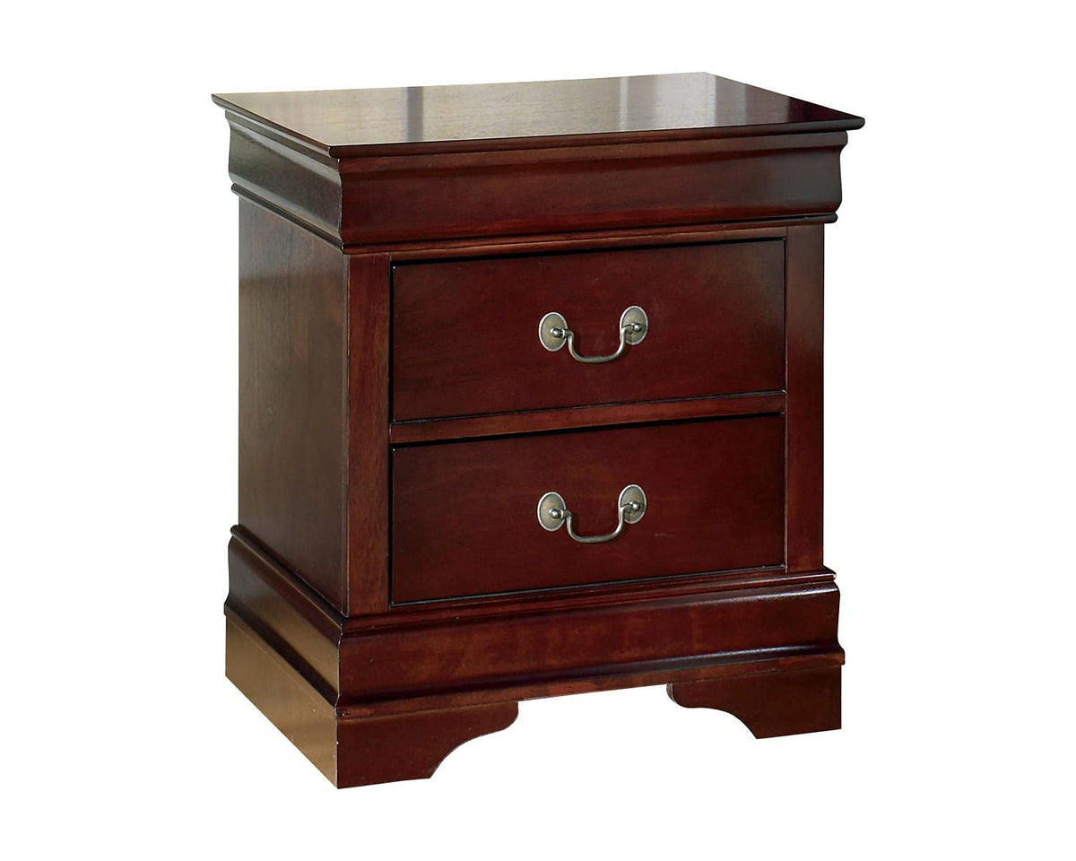 Signature Design by Ashley Alisdair Traditional 2 Drawer Nightstand, Dark Brown
