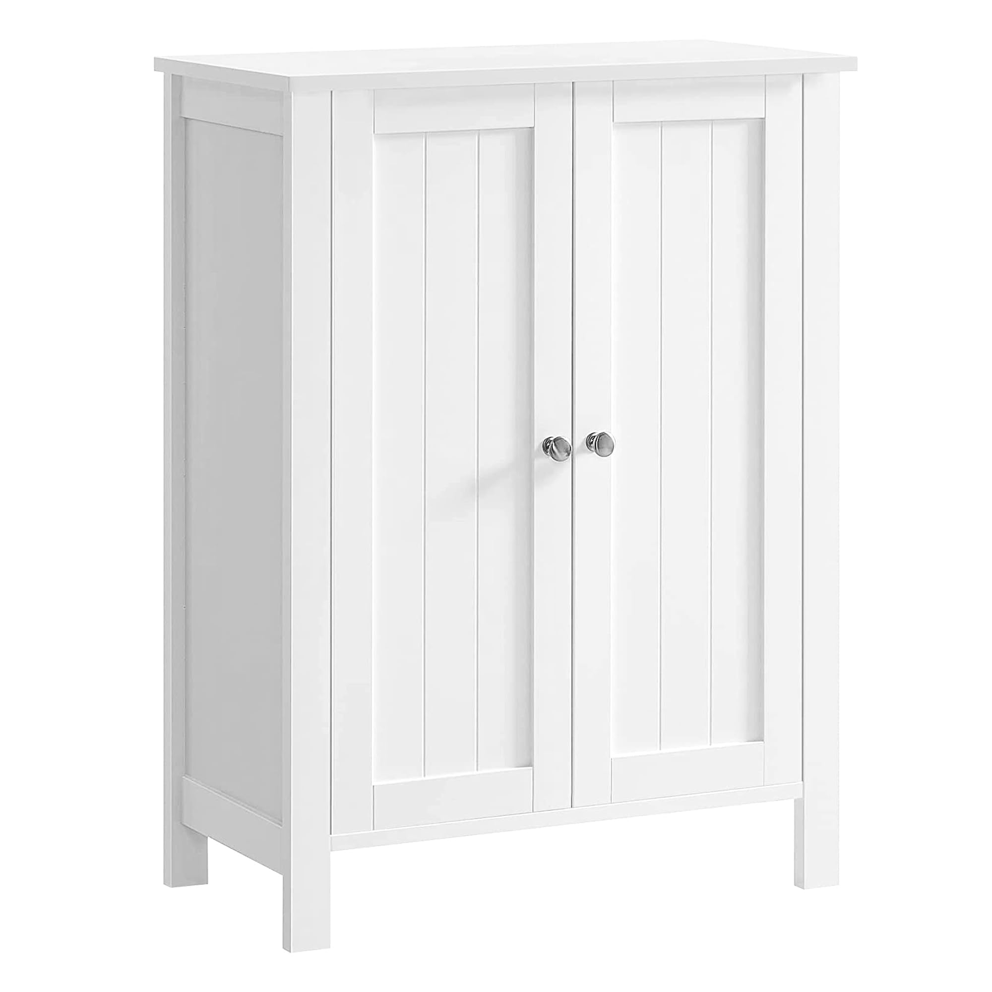 VASAGLE Bathroom Floor Storage Cabinet, Freestanding Bathroom Storage Unit with 2 Adjustable Shelves, 11.8 x 23.6 x 31.5 Inches,