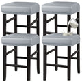 HFCNMY Stool Covers Rectangle,Stretch Waterproof PU Rectangle Bar Stool Covers Vanity Stool Cover Washable Counter Stool Cover S