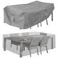 Purefit Patio Furniture Covers, Outdoor Table Furniture Cover Waterproof, Patio Sectional Couch Set Cover For Deck, Lawn And Bac