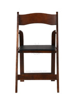 Commercial Seating Products American Padded Folding Chairs, Fruitwood