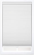 DEZ FURNISHINGS QEWT554600 Cordless 1.5 Blackout Cellular Shade, 55.5W x 60H, White