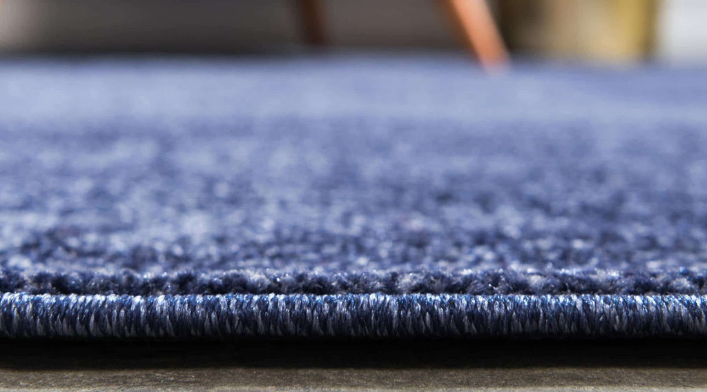 Unique Loom Del Mar Collection Area Rug - Lucille (2'X 6' 1'' Runner, Navy Blue/ Ivory)
