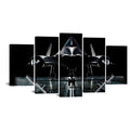 VVOVV Wall Decor Airplane Decor Black Room Decor Aviation Decor Picture Boys Bedroom Decor, Large Canvas Wall Art Framed,60x32in