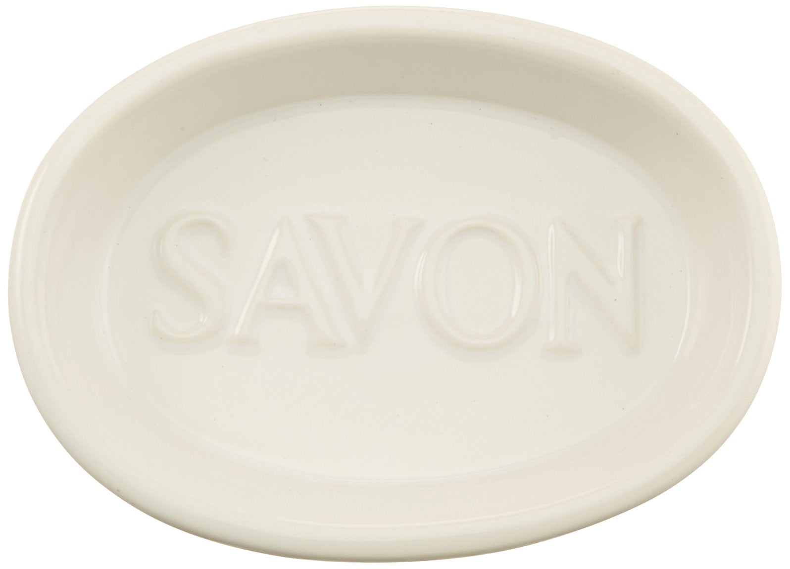 Abbott Collection 27-Savon Soap Dish, 5 Inches L, White