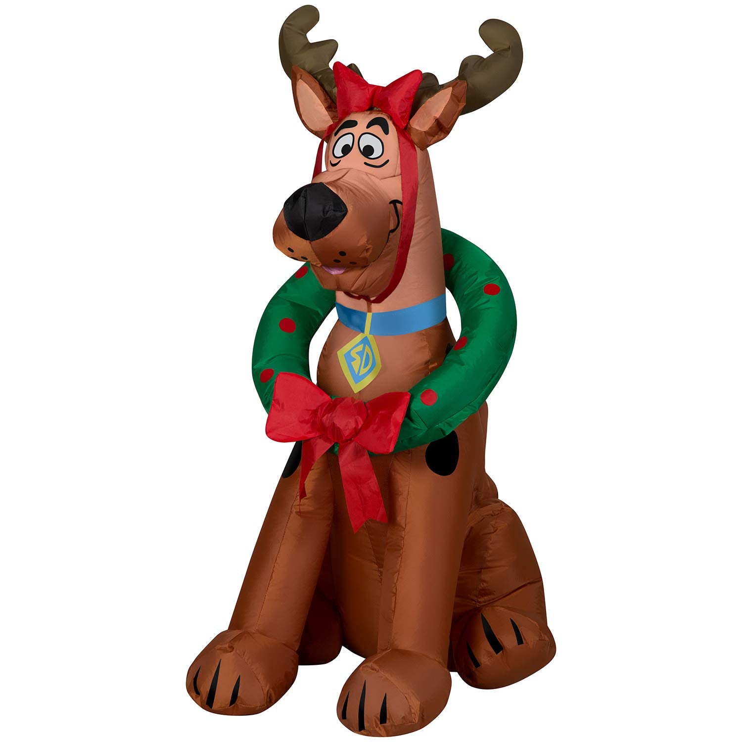 Gemmy 3 Airblown Scooby Doo as Reindeer Christmas Inflatable