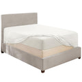 Hearth & Harbor White Fitted Sheet Queen Size, Extra Deep Pocket Queen Fitted Sheet Only, 1800 Microfiber Fitted Bed Sheet, Ultra Soft Fitted Queen Sheet Fits Up To 24 '' Mattress