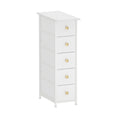 GiftGo Narrow Dresser Cabinet Vertical Slim Dresser Chest of Drawers Skinny Storage Tower for Small Spaces Gaps Closet Bedroom B