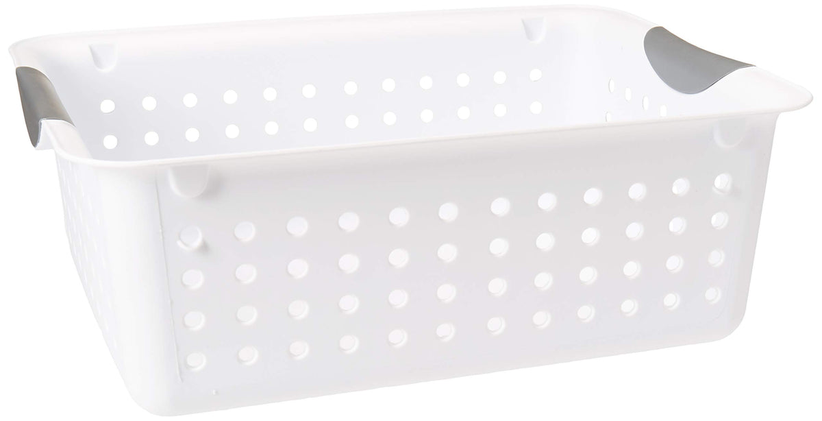 BASKET 13.8X10.8X5WHITE