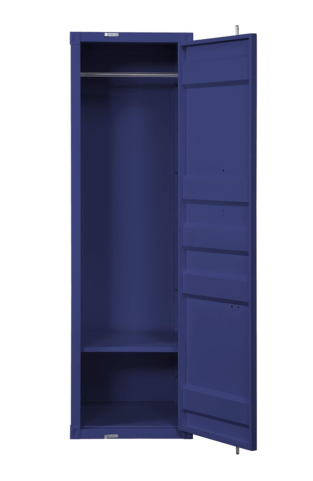 Acme Cargo Wardrobe Armoire with 1 Door in Blue