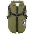 Gyuzh Dog Coat With Harness Winter Dog Coat Fleece Dog Jacket Waterproof Dog Coat Zipper Dog Jacket Puppy Coat Small Dog Clothes