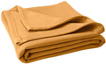 STARNSTYLE Glacial Polar Fleece Blanket, Single (90 x90 inch Gold)