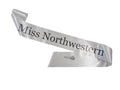 Personalized Sash Special Events or Occasions Halloween Custom Made Party Rhinestone Pin Pageant Birthday Wedding Homecoming HOC