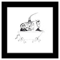 Trends International Gallery Pops Disney Tim Burtons The Nightmare Before Christmas - Bathtub Wall Art Wall Poster, 12 x 12, Bl