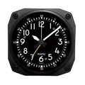 Trintec Aviation Classic Desk Top Travel 3 1/2 Alarm Clock Aircraft Cockpit Style Face & Unique Housing with 12 Hour Display dm