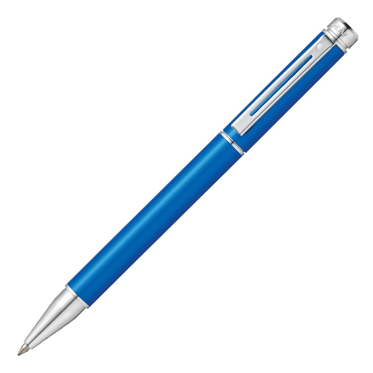 Sheaffer 200 Chrome Trim Rollerball, Matte Metallic Blue (E1915551)