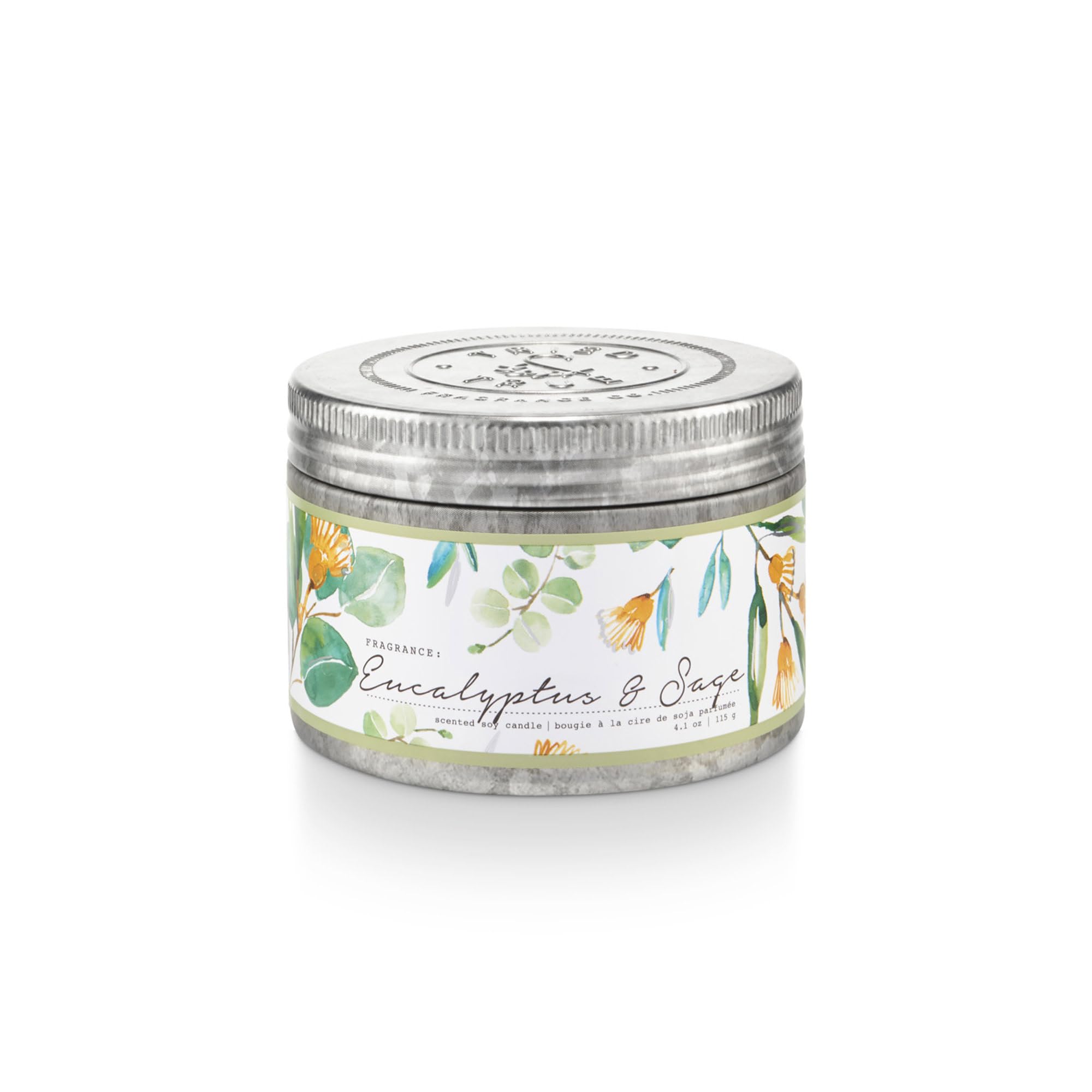 Tried & True Eucalyptus & Sage Candle, 4.1 oz. Tin