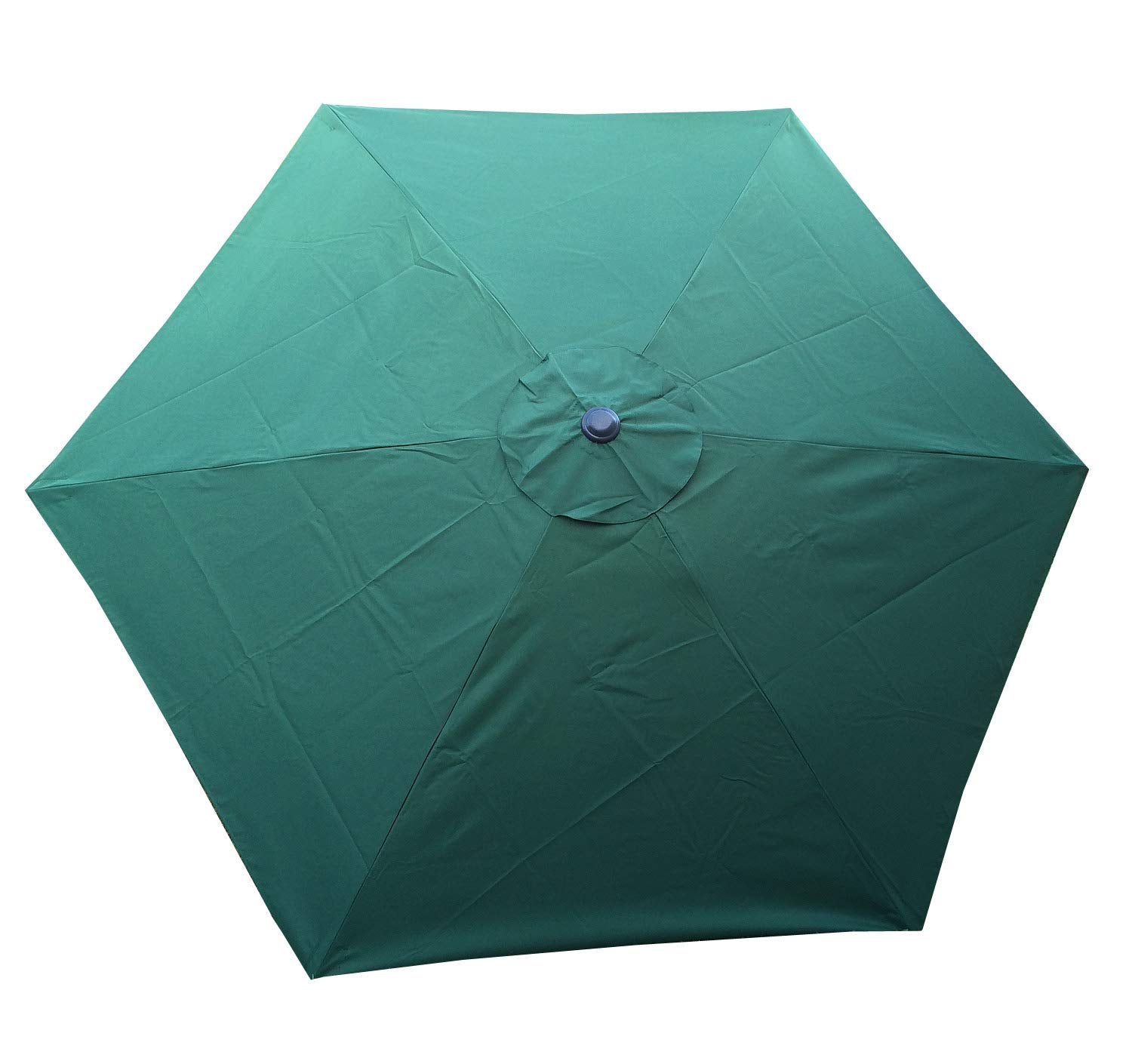 Bellrino Decor 10Ft 6 Ribs Replacement Green Strong And Thick Umbrella Canopy (Canopy Only) Green-106