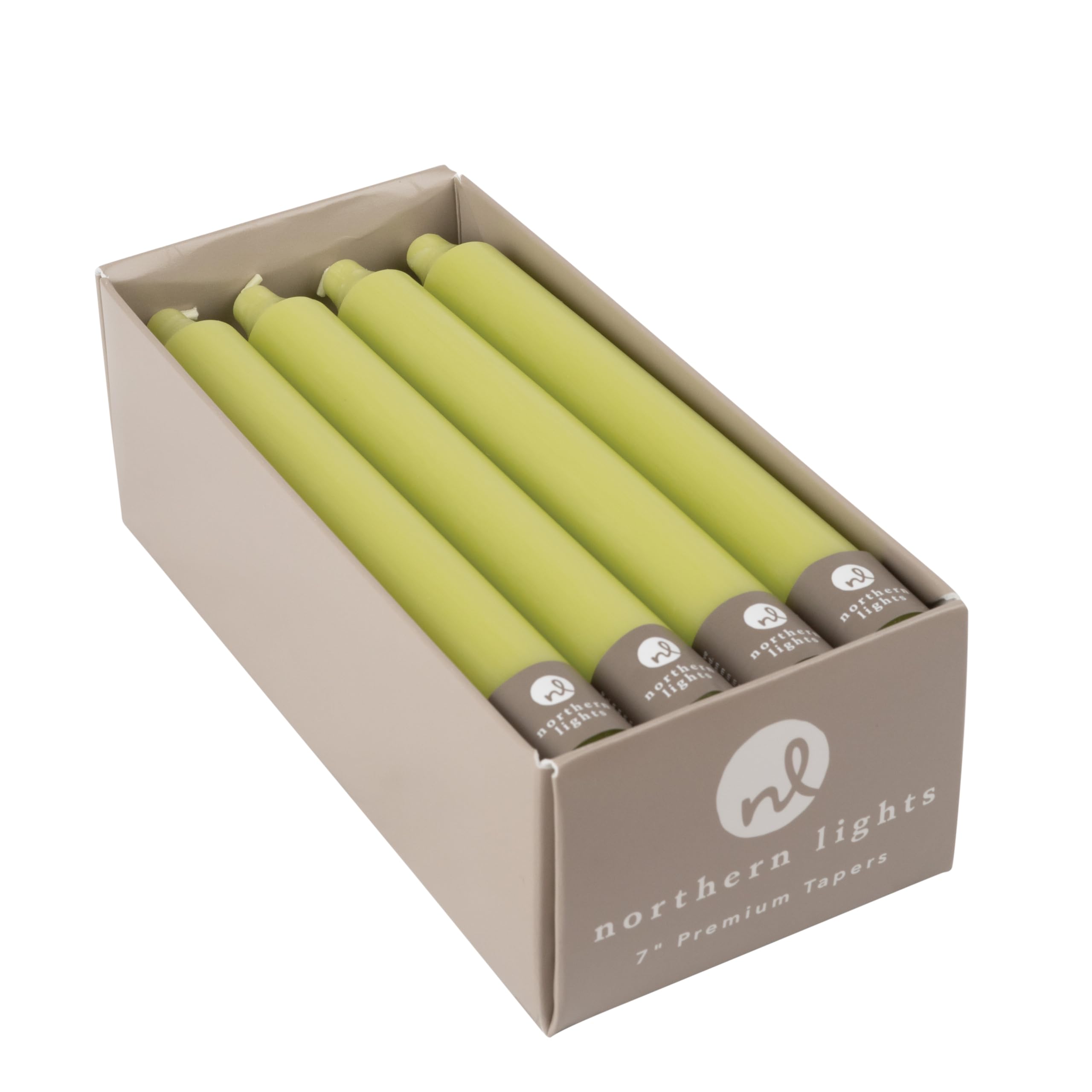 Northern Lights Candles - 12 12pk Tapers - New Leaf - 71732
