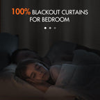 Miulee 100% Blackout Curtains 96 Inches Long, Linen Curtains For Bedroom Living Black Out Window Treatments Thermal Insulated Room Darkening Drapes Back Tab & Rod Pocket, Cream, 2 Panels