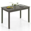 Giantex Dining Table for 4 People, 48    x 29    Kitchen Table with Wood Legs, Rectangular Dinner Table for Small Space, Apartme