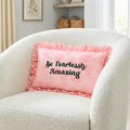 Wicked: for Good Bedding Rectangle Throw Pillow, Pink, 16 in x 16 in, (Officially Licensed Product) by Franco Collectibles