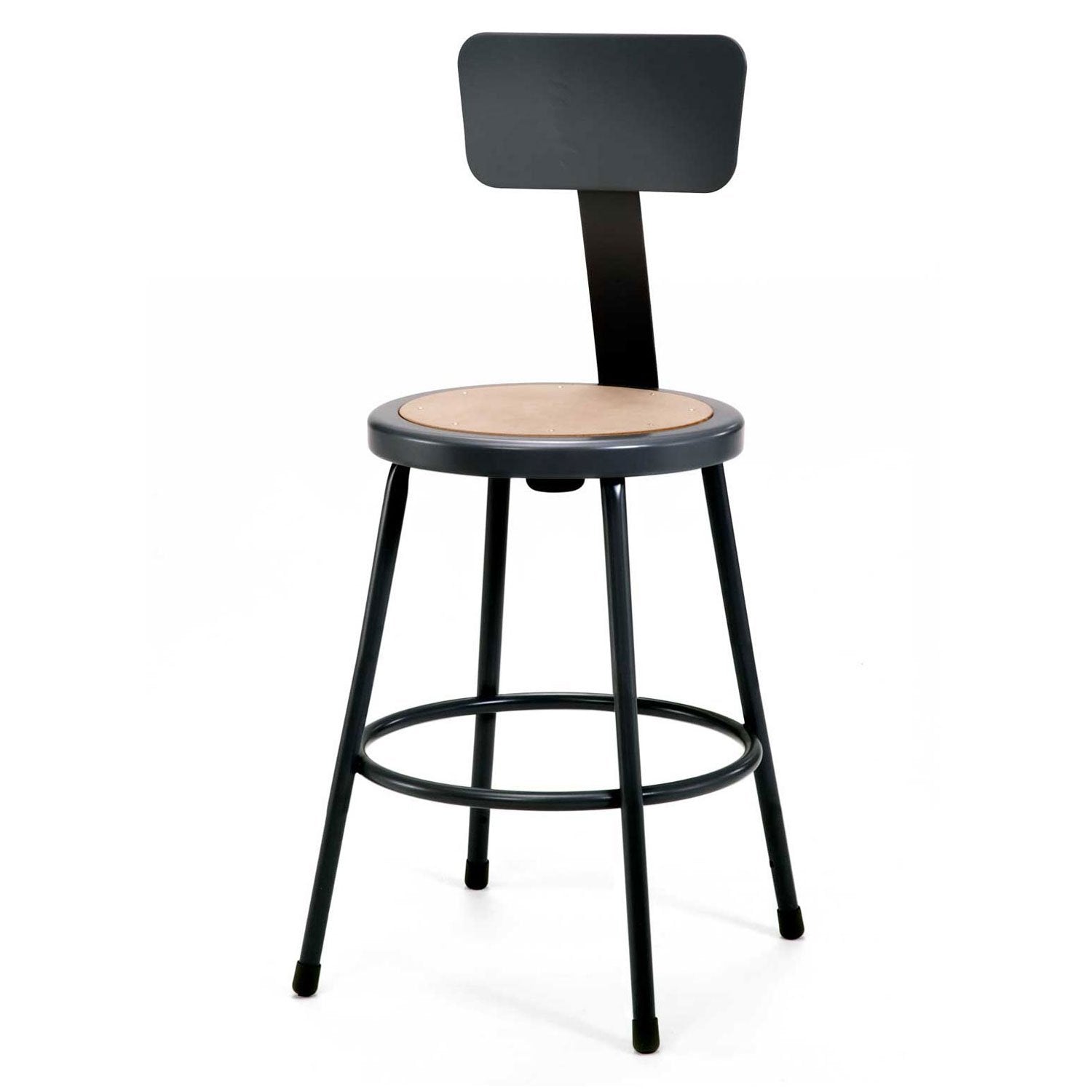 Masonite Hardboard Stool, 18"H Round Seat - Lot Of 5