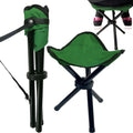 Travel Folding Camping Stool, 14.6 inches Tripod Chair and Maximum weight 300 lbs Outdoor Portable Party Chair Fishing Chair Sea