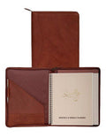 Scully Zip Around Weekly Planner And Letter Pad (Tan)