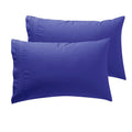Nestl Royal Blue King Pillow Cases 2 - Soft King Size Pillow Case, 1800 Brushed Microfiber Pillowcases, Envelope Closure Pillowc