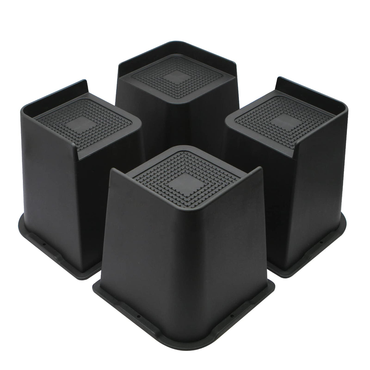 Mymulike Bed Risers 6 Inch, Oversized Furniture Risers, Heavy-Duty Support Up To 6000 Lbs, Lift 6 Inch For Couch, Sofa, Table,Ch