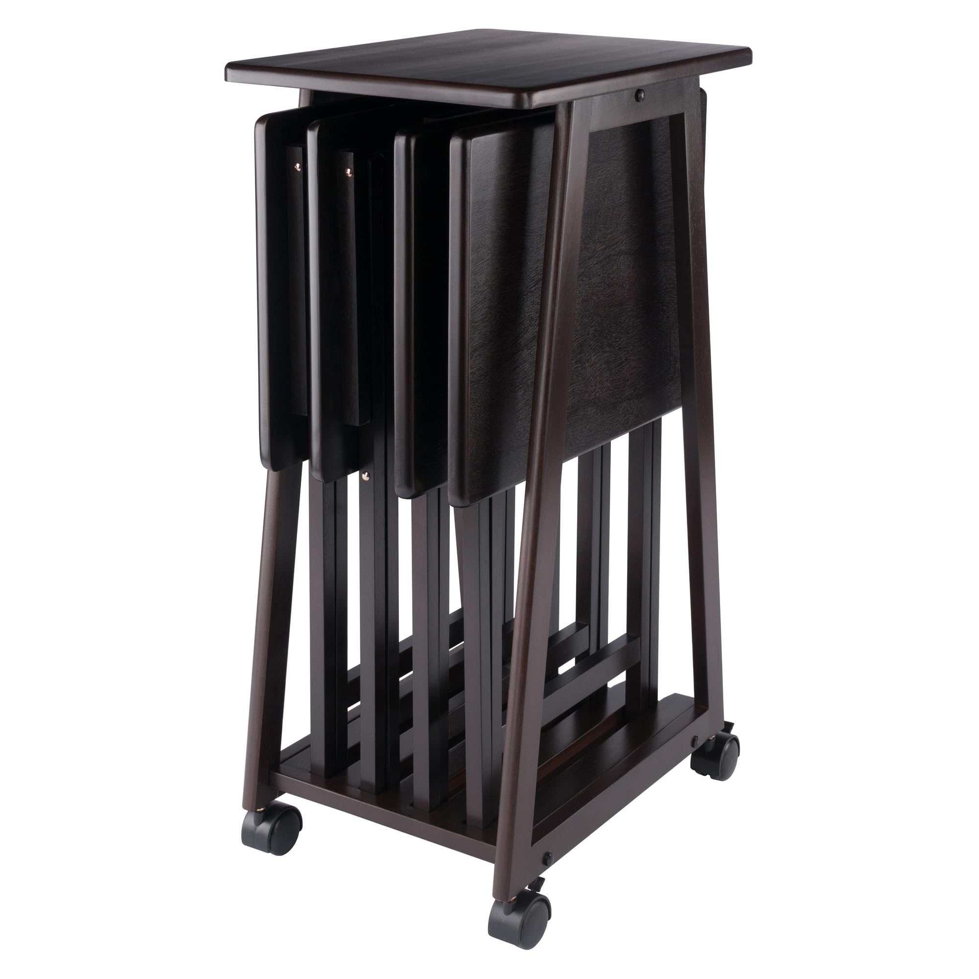 Winsome Adriel 5-Pc Snack Table Set, Coffee
