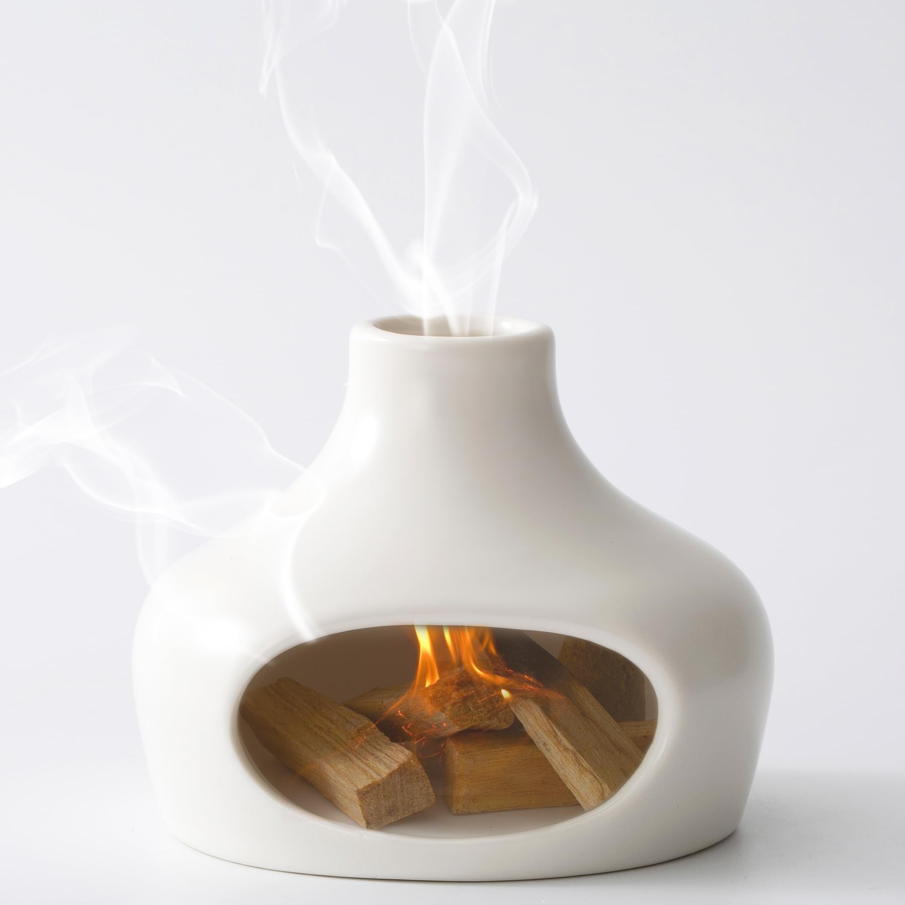 IVWOXO Palo Santo Holder, Handmade Ceramics Palo Santo Burner, Smudge Bowl for Meditation Yoga, Chimeneas Incense Holder, Incens