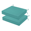 Homelysian Outdoor Chair Cushions Set Of 2, 18.5 X 16 Inch Patio Chair Cushions For Outdoor Furniture, Water Resistant Outdoor P
