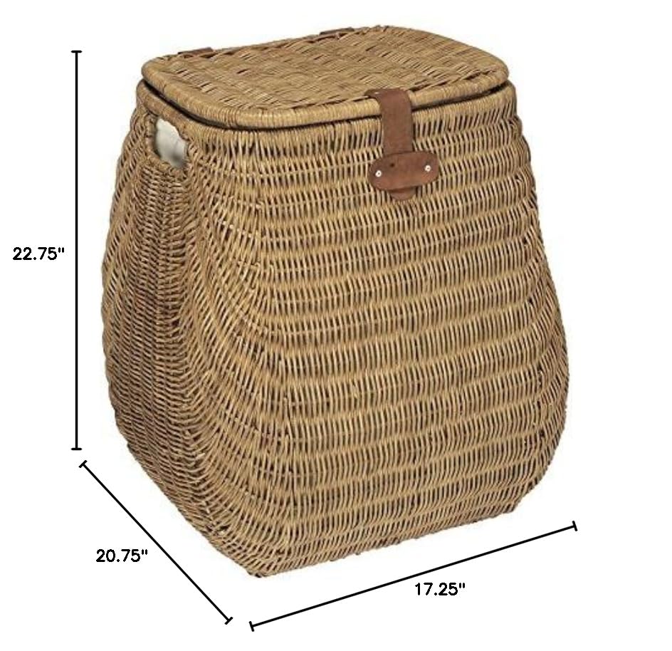 Kouboo 1030042 Wicker Hamper, Brown