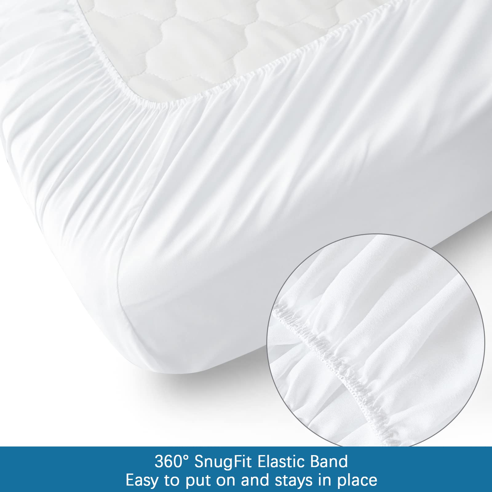 Springspirit Cot Sheets 30'' X 75'' X 9'', 4 Piece Cot Sheet Set, Cot Size Fitted Sheets With Narrow Twin/Camp Bunk/Rvs Bunk/Gue