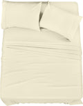 Utopia Bedding Full Bed Sheets Set - 4 Piece Bedding - Brushed Microfiber - Shrinkage And Fade Resistant - Easy Care (Full, Ivor