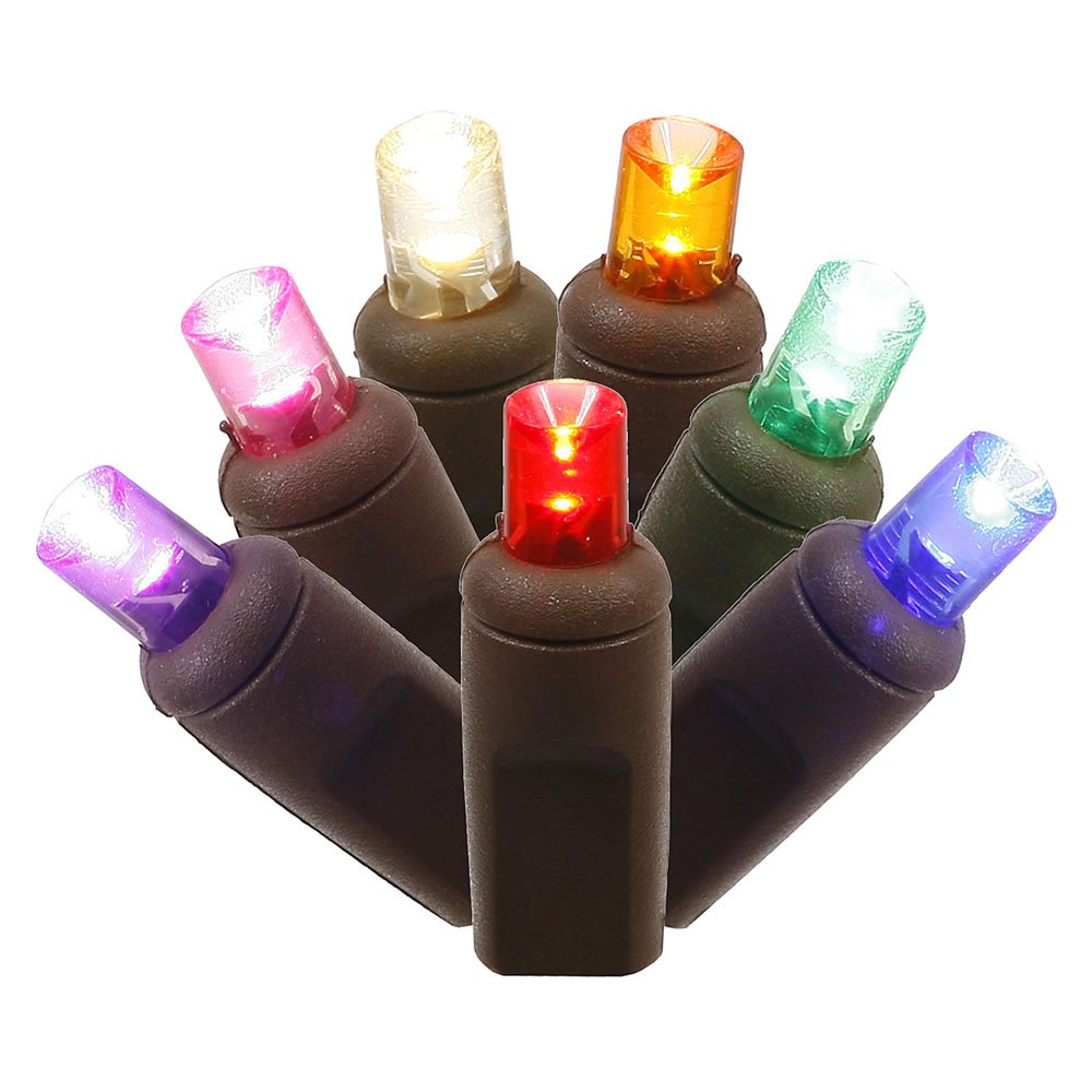 Casafoyer 15Lt Multicolor Led Light Net On Brown Wire  2 Pack ( Pack Of 2 )