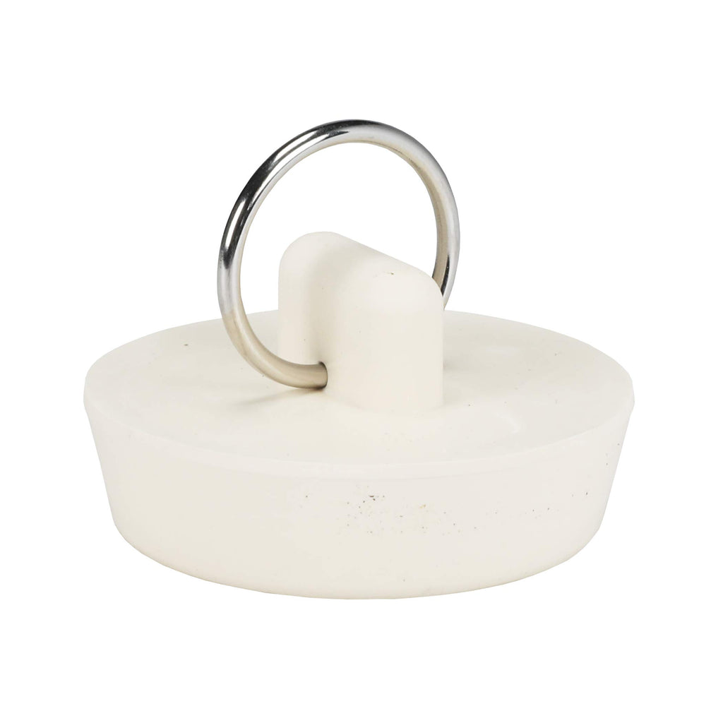 Danco 1-3/8-Inch Rubber DrainStopper, White, Carded, 80226
