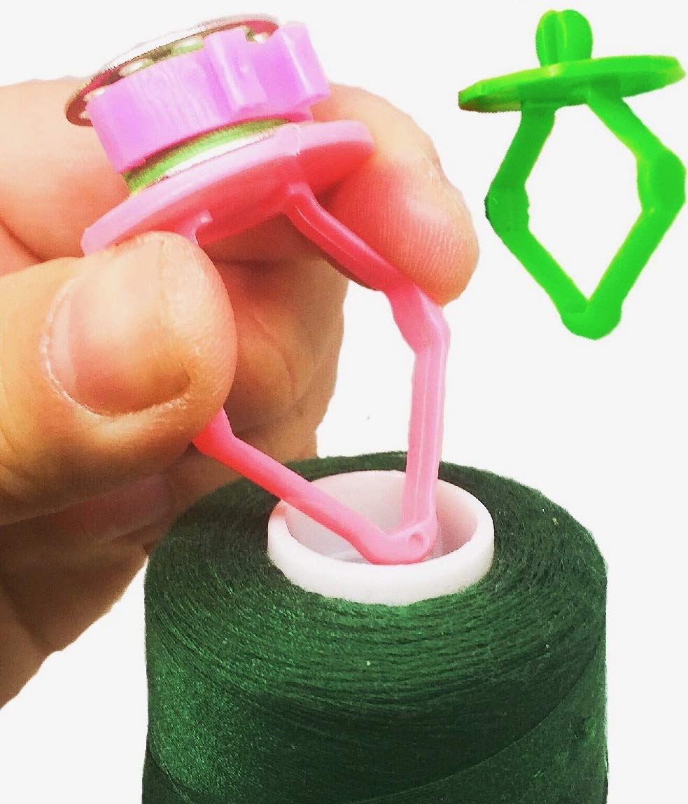 PeavyTailor 20pcs Bobbin Buddies Bobbin Holder Clamp Thread Organizer for Brother Sewing Machine #4