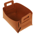 PRETYZOOM Laundry Basket Foldable Laundry Basket with Handle Brown