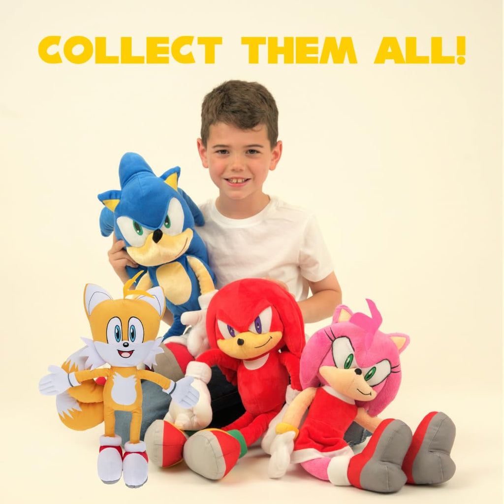 Franco Super Soft Plush Cuddle Pillow Buddy, 1 Count (Pack Of 1), Sonic The Hedgehog Tails