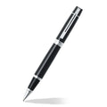 Sheaffer 300 Glossy Black Rollerball Pen With Chrome-Plated Trim