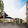 Royal Shade 20' X 20' X 20' White Triangle Sun Shade Sail Canopy Outdoor Patio Fabric Screen Rstaprt10 - Upf50+ 95% Uv Blockage,