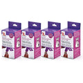 Xyron Permanent Adhesive Refills For X150 Sticker Maker, 1.5' X 20', Refill Cartridges, 4 Pack (At155-20A)
