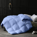 Razzai 500Gsm Microfiber Winter Quilted Comforter Queen (Blue)