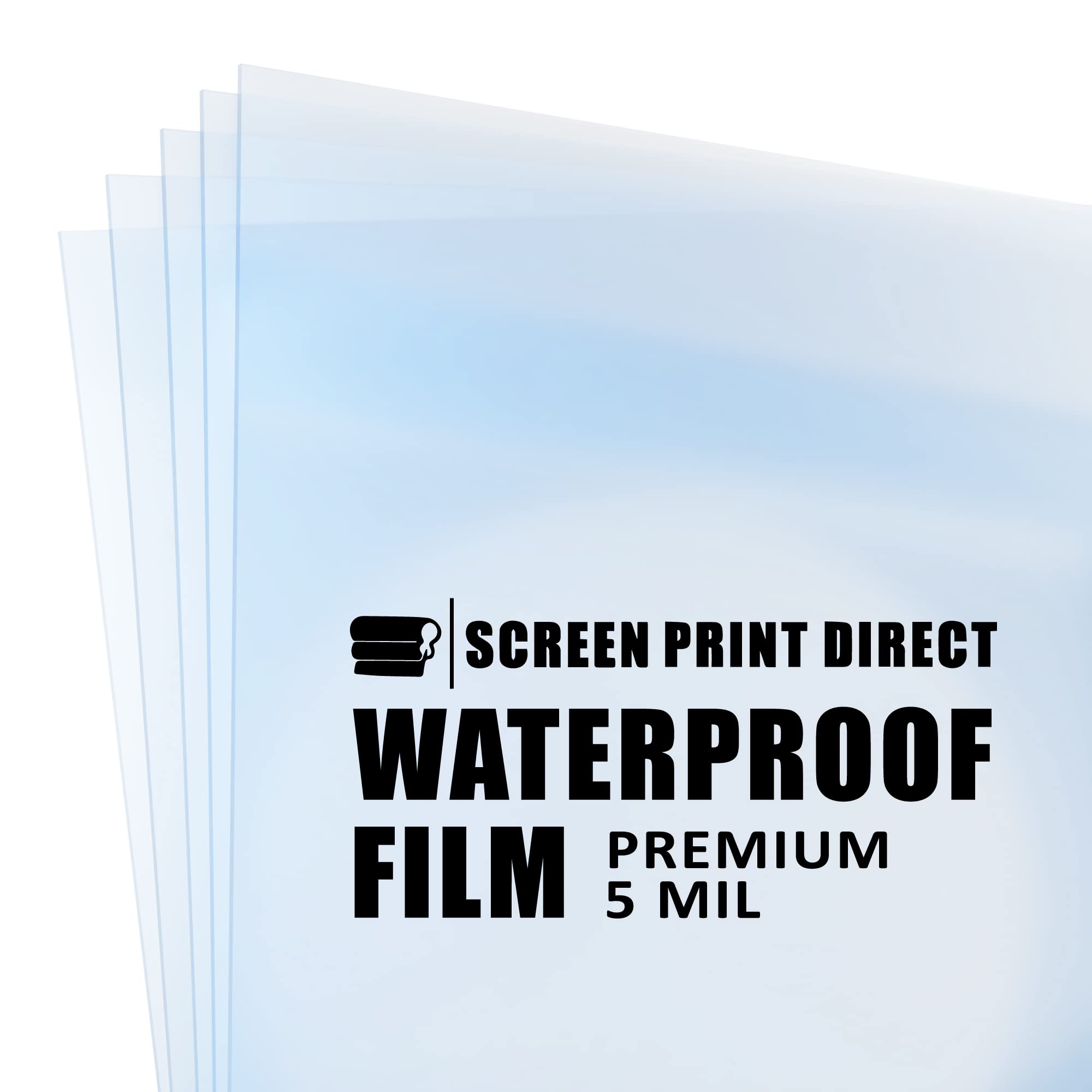 Screen Print Direct Waterproof Inkjet Transparency Sheets(13' X 19' - 25 Sheets) - Transparency Film For Silk Screen Printing,