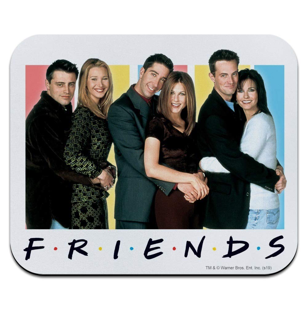 Friends It'S All About Friends Low Profile Thin Mouse Pad Mousepad Rubber