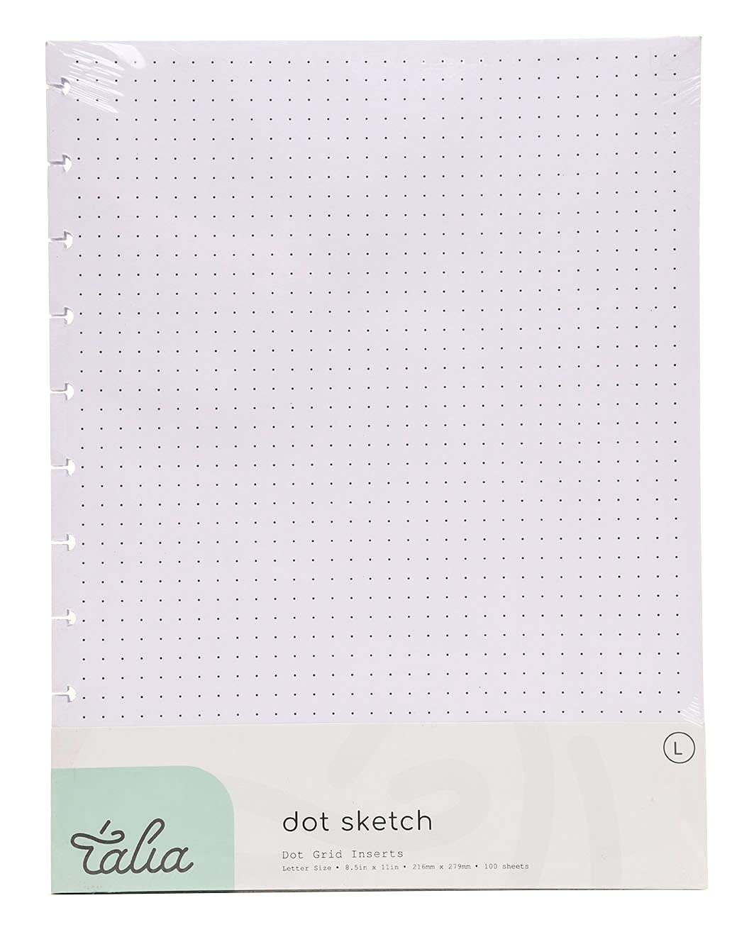 Talia Discbound Notebook Refills (Dotted Pages, Letter (8.5In X 11In))