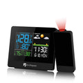 DR.PREPARE Projection Alarm Clock, Digital Clock Projector on Ceiling with Indoor/Outdoor Temperature Display, Dual Alarms, Colo